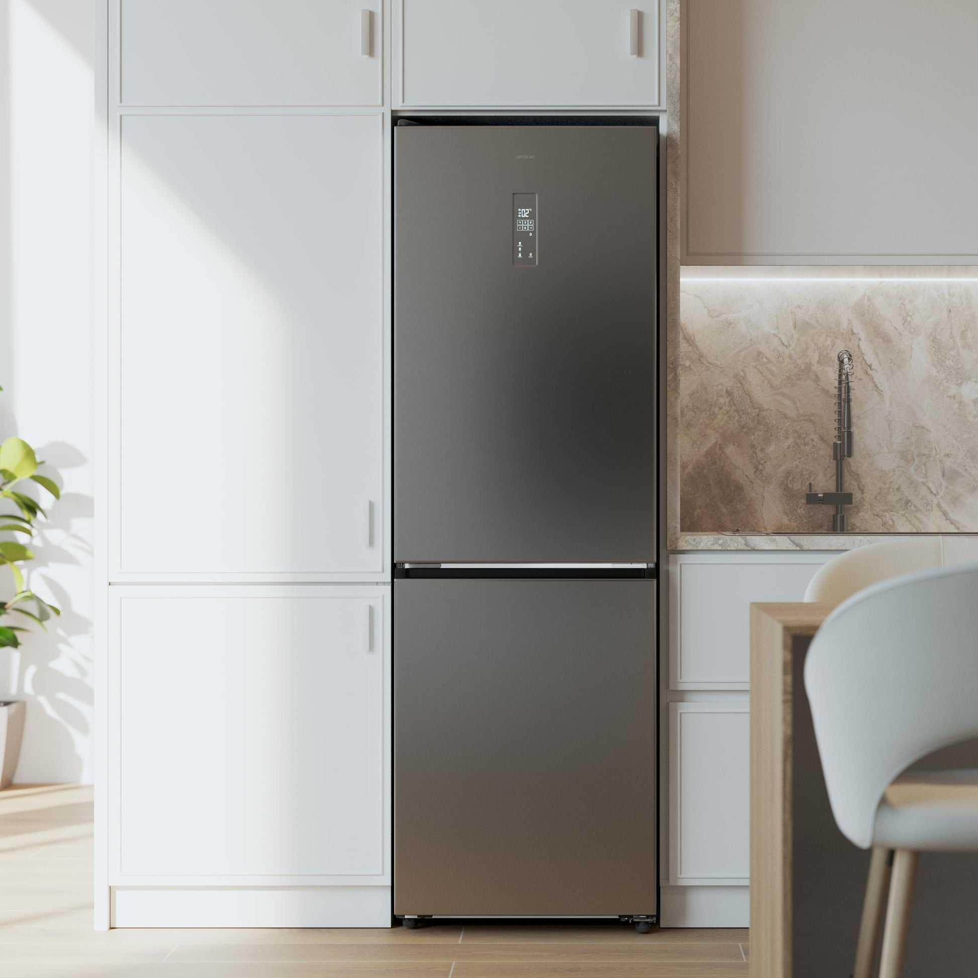 Cecotec Bolero CoolMarket Combi 409 Inox Frigorífico Combi