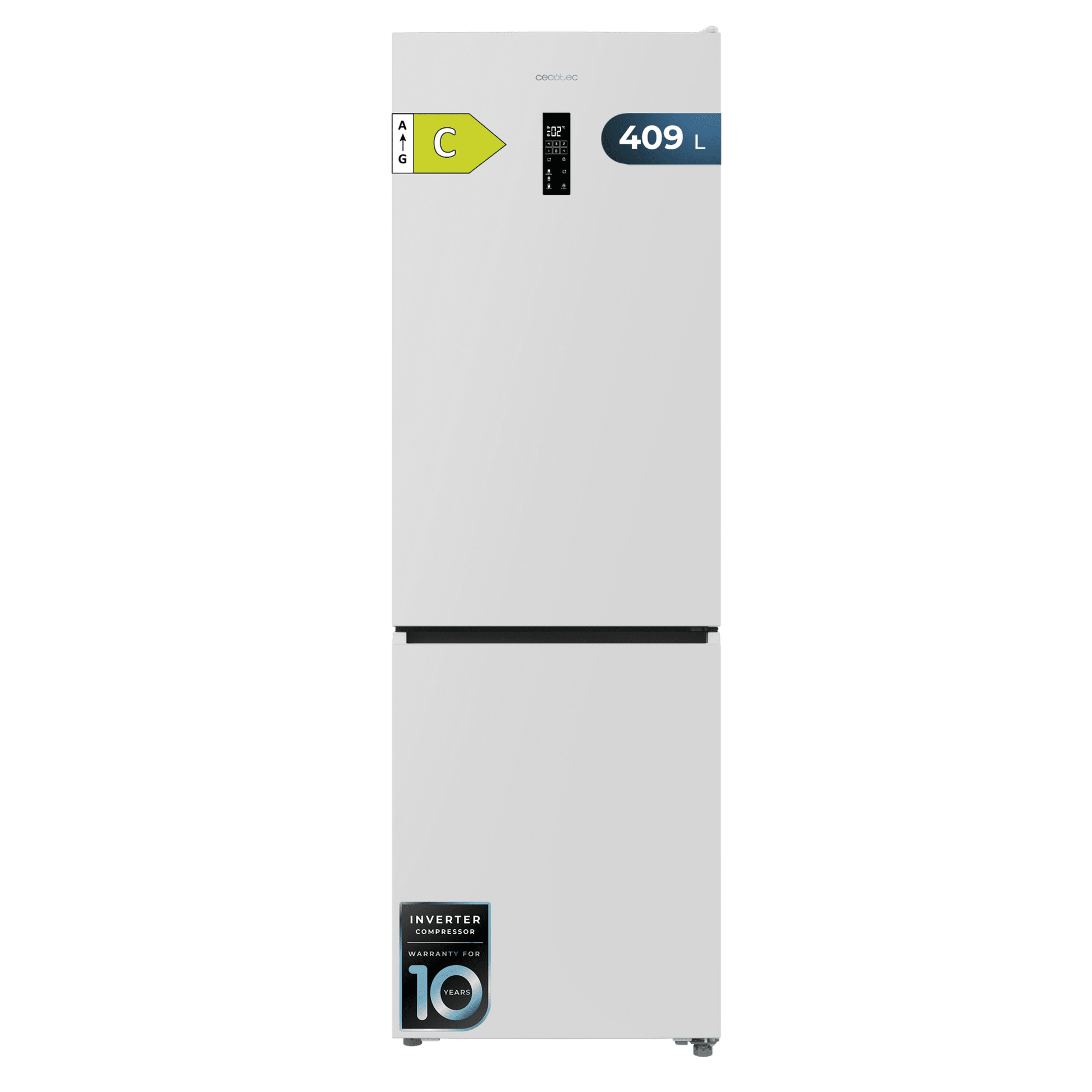 Cecotec Bolero CoolMarket 409L Frigorífico Combi Blanco C