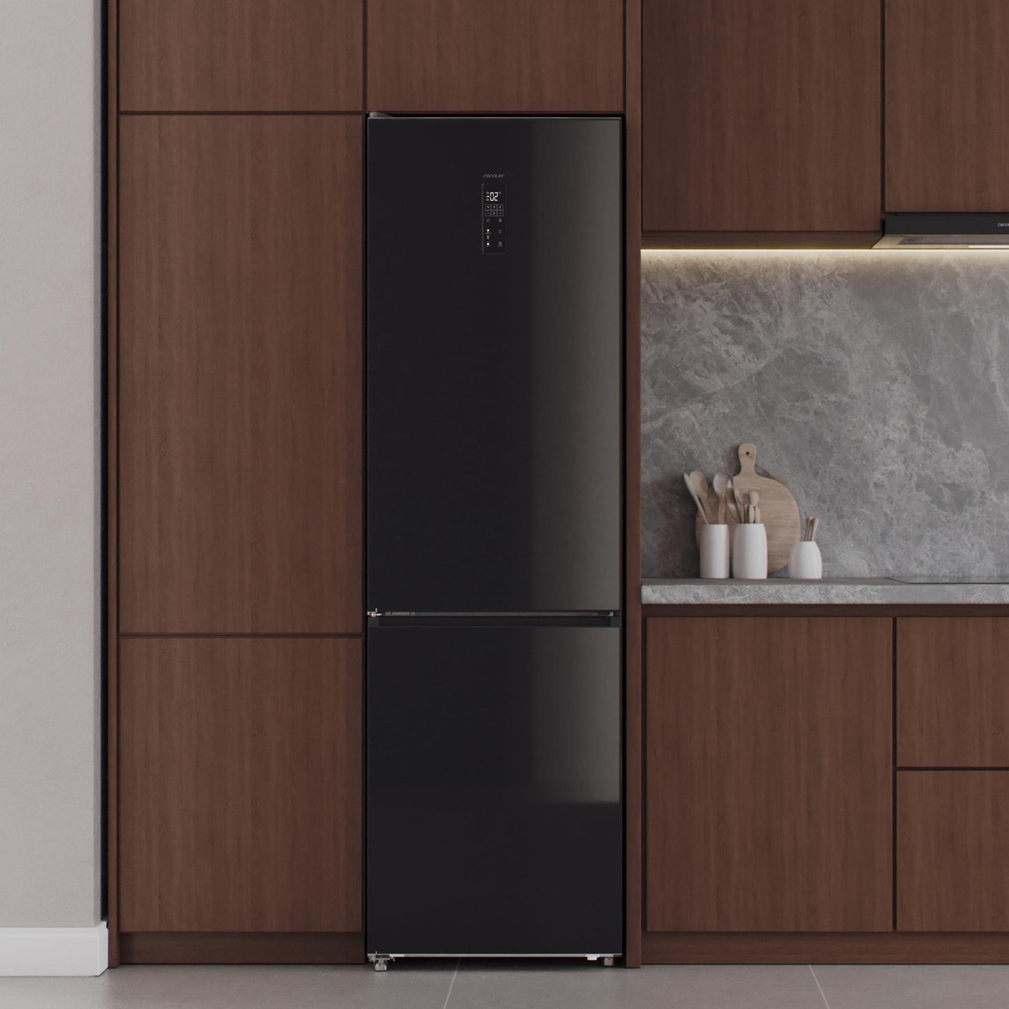 Cecotec Bolero CoolMarket Combi 456 Dark C Frigorífico Combi