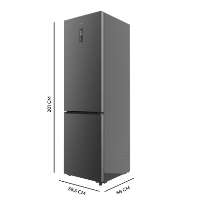 Cecotec Bolero CoolMarket Combi 456 Dark E Frigorífico Combi 456L