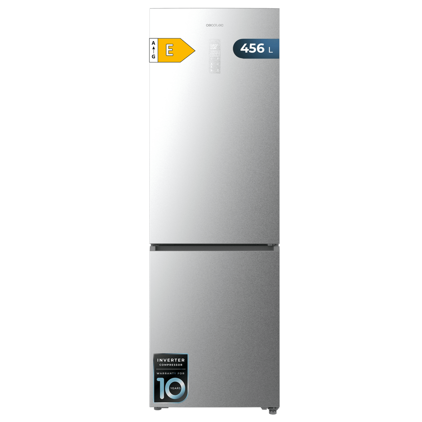 Cecotec Bolero CoolMarket Combi 456 Inox Frigorífico Combi MAX Inside