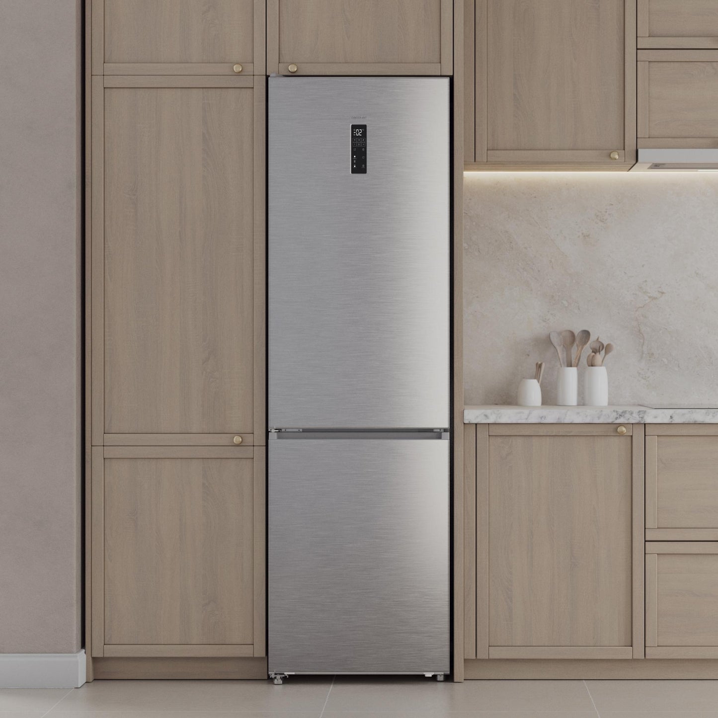 Cecotec Bolero CoolMarket Combi 456 Inox Frigorífico Combi MAX Inside