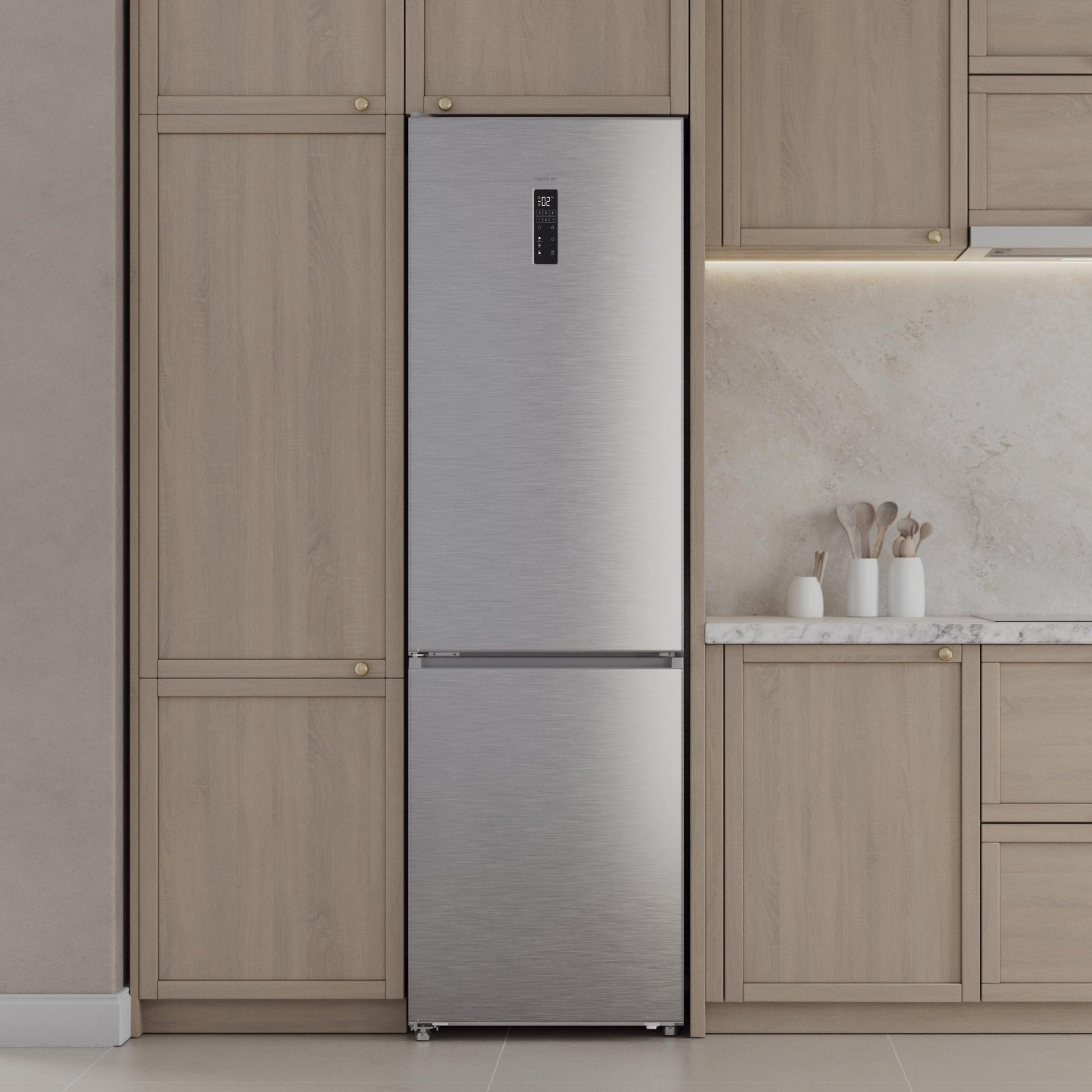 Cecotec Bolero CoolMarket Combi 456 Inox Frigorífico Combi MAX Inside