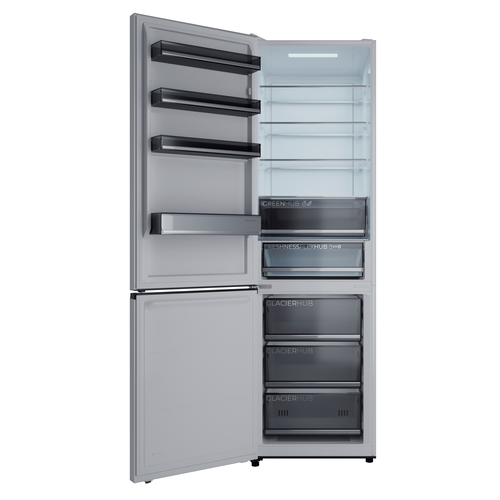 Cecotec Bolero CoolMarket Combi 456 Frigorífico Combi Clase C Blanco