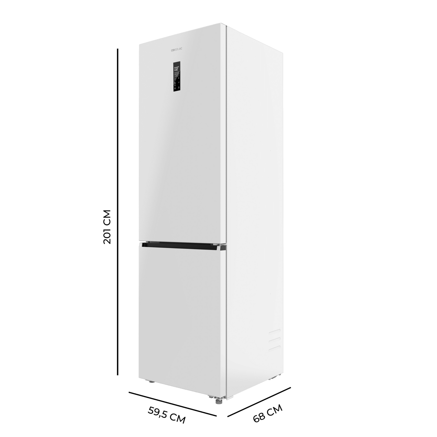 Cecotec Bolero CoolMarket Combi 456 Frigorífico Combi Clase C Blanco