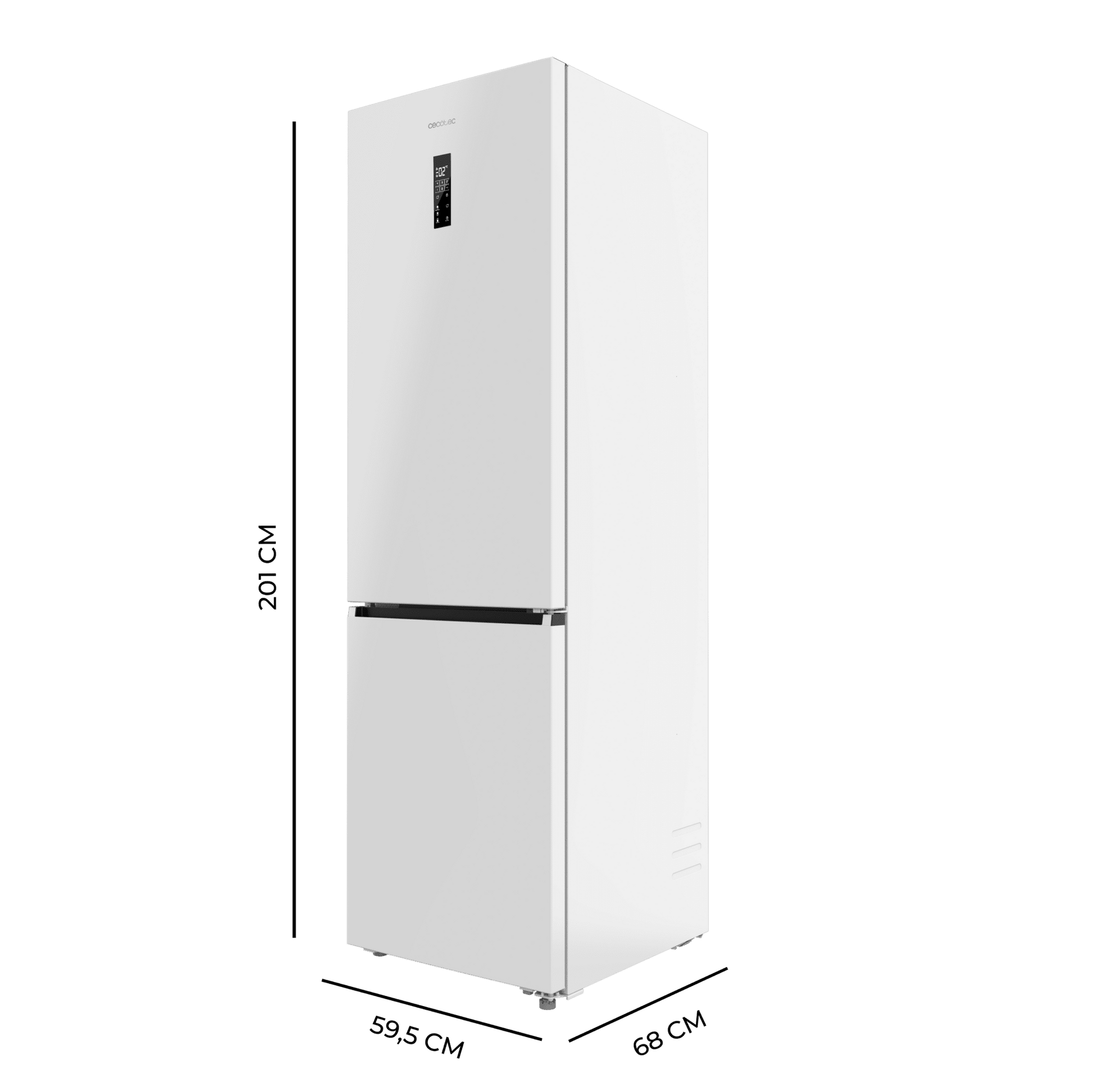 Cecotec Bolero CoolMarket Combi 456 Frigorífico Combi Clase C Blanco