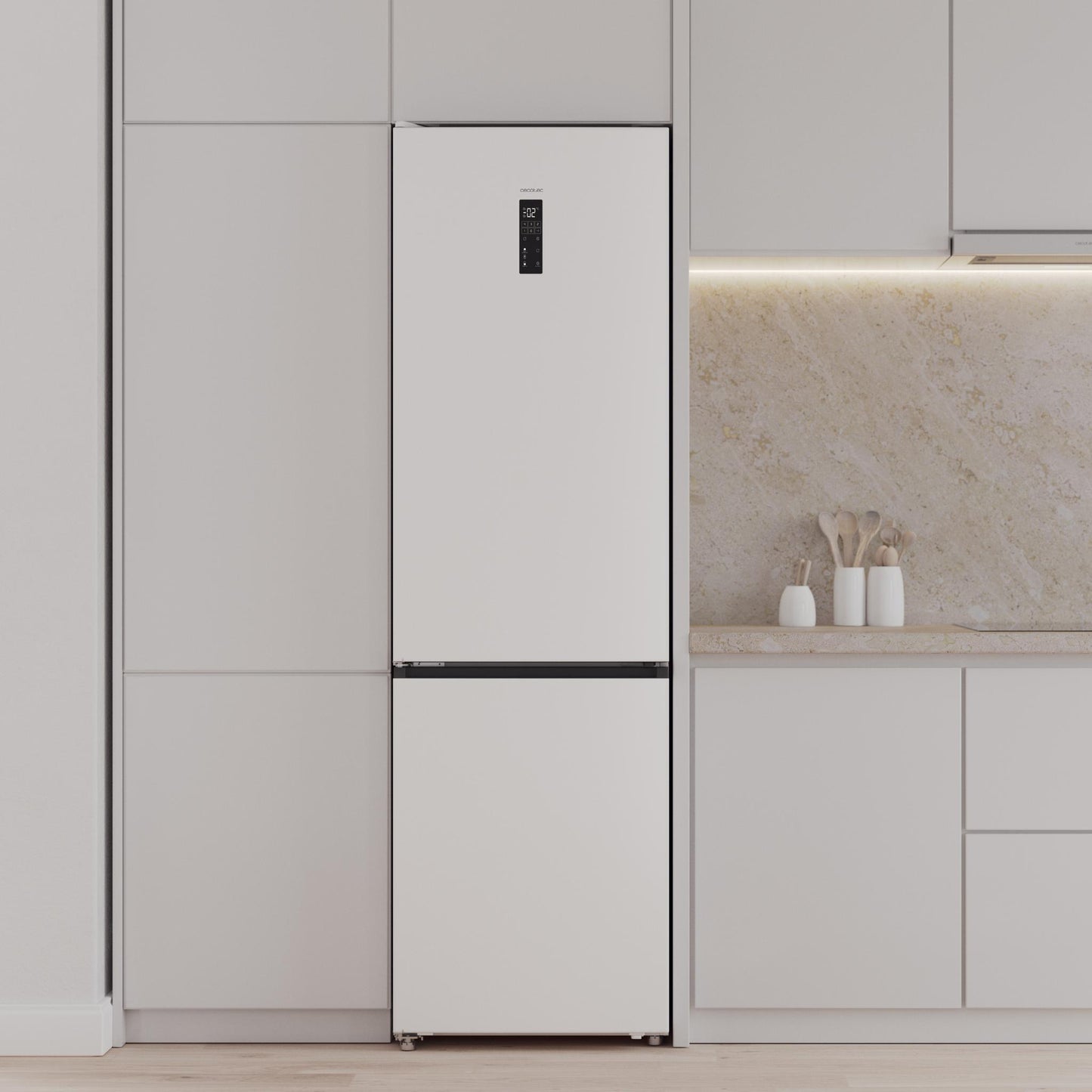 Cecotec Bolero CoolMarket Combi 456 Frigorífico Combi Clase C Blanco