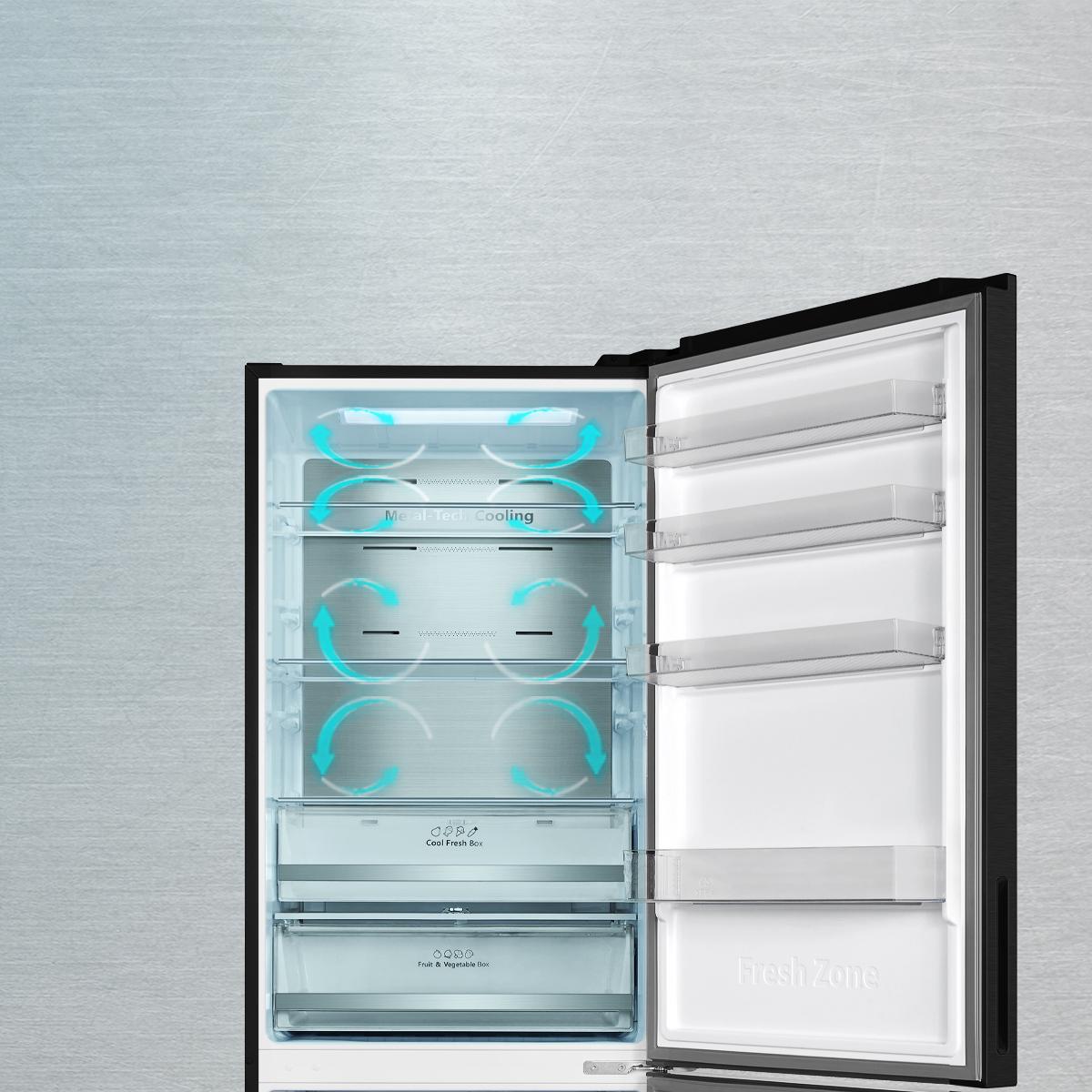 Cecotec Bolero CoolMarket 495 Dark E Frigorífico CombI 495L E