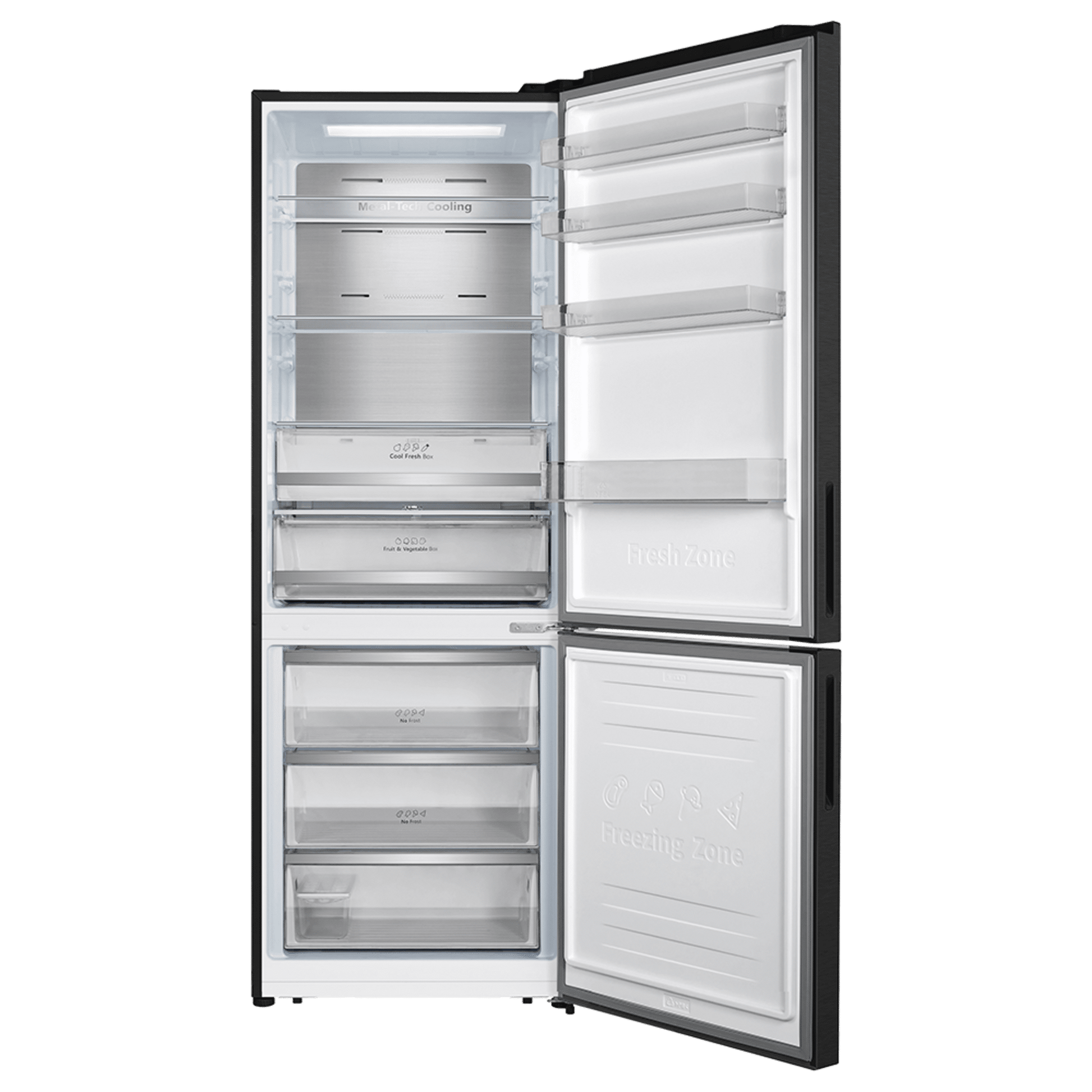 Cecotec Bolero CoolMarket 495 Dark E Frigorífico CombI 495L E
