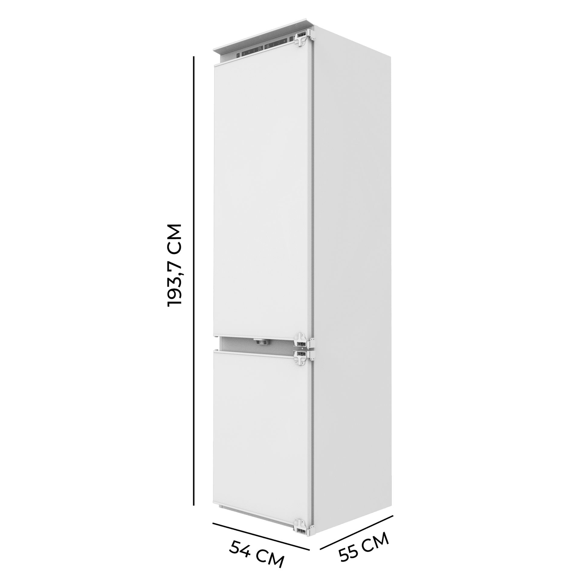 Cecotec Bolero CoolMarket Combi BI-D FLW 267E Frigorífico Combi 267 L Blanco