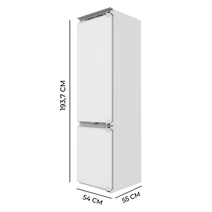 Cecotec Bolero CoolMarket Combi BI-D FLW 267E Frigorífico Combi 267 L Blanco