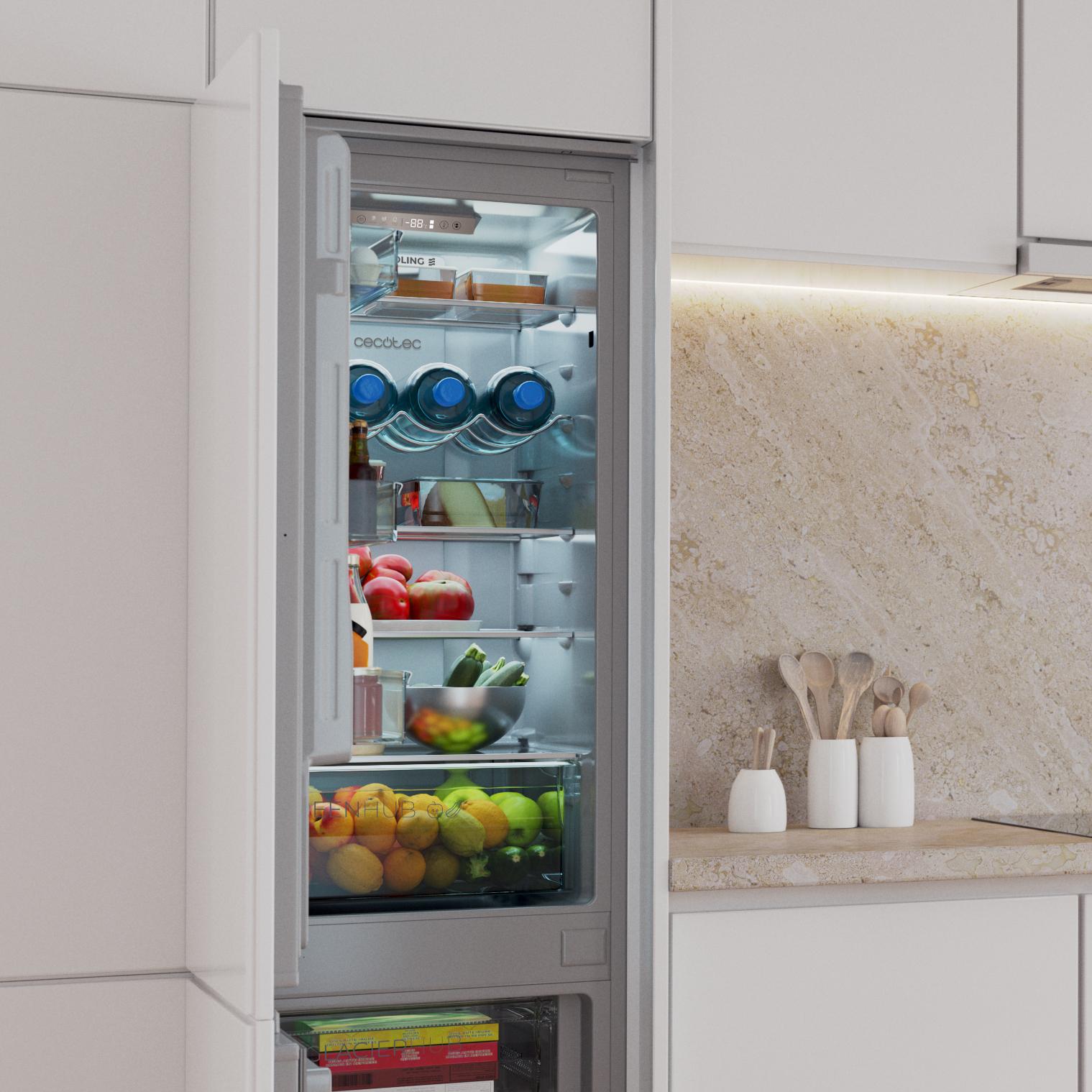 Cecotec Bolero CoolMarket Combi 232 L Frigorífico Metal Cooling Gris