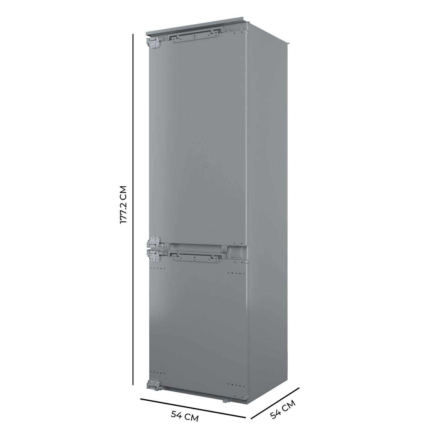 Cecotec Bolero CoolMarket Combi 232 L Frigorífico Metal Cooling Gris