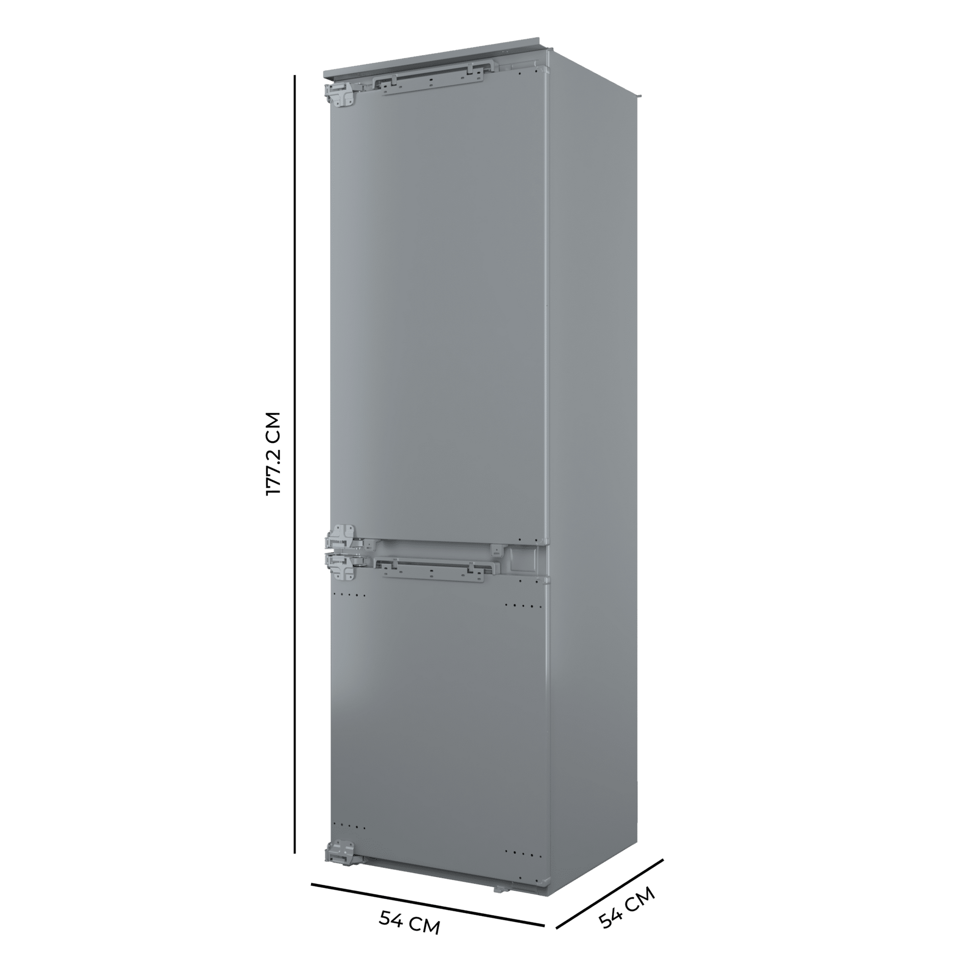 Cecotec Bolero CoolMarket Combi 232 L Frigorífico Metal Cooling Gris