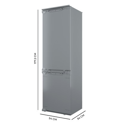 Cecotec Bolero CoolMarket Combi 232 L Frigorífico Metal Cooling Gris