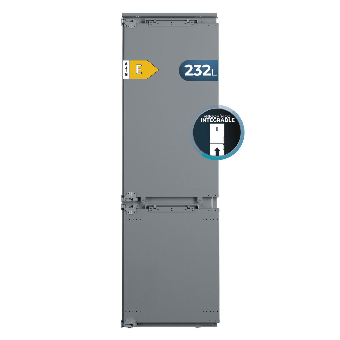 Cecotec Bolero CoolMarket Combi 232 L Frigorífico Metal Cooling Gris