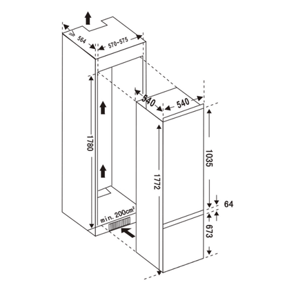 Bolero CoolMarket Combi BI-S MC 232 E