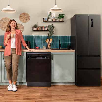 Cecotec Bolero CoolMarket F2D 400 Dark E Frigorífico NoFrost