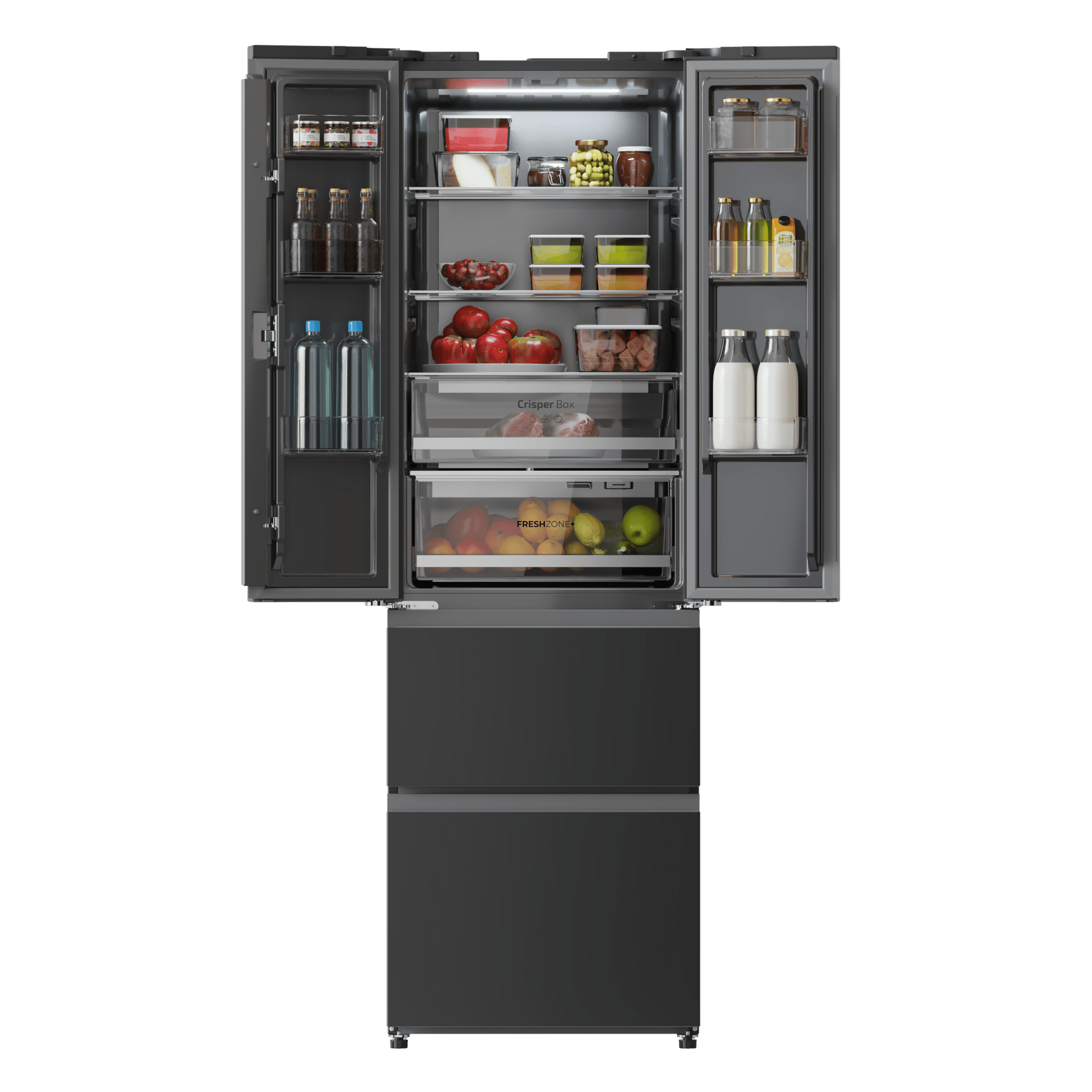 Cecotec Bolero CoolMarket F2D 400 Dark E Frigorífico NoFrost
