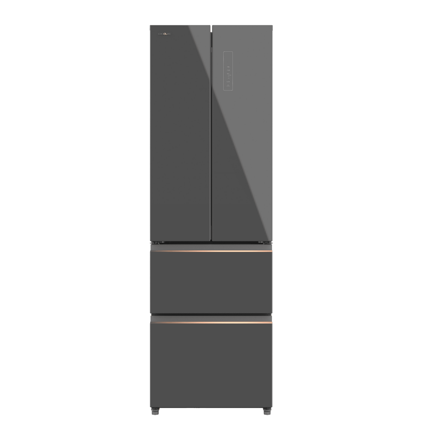 Cecotec Bolero CoolMarket F2D 400 Frigorífico Combi NoFrost Gris 400L