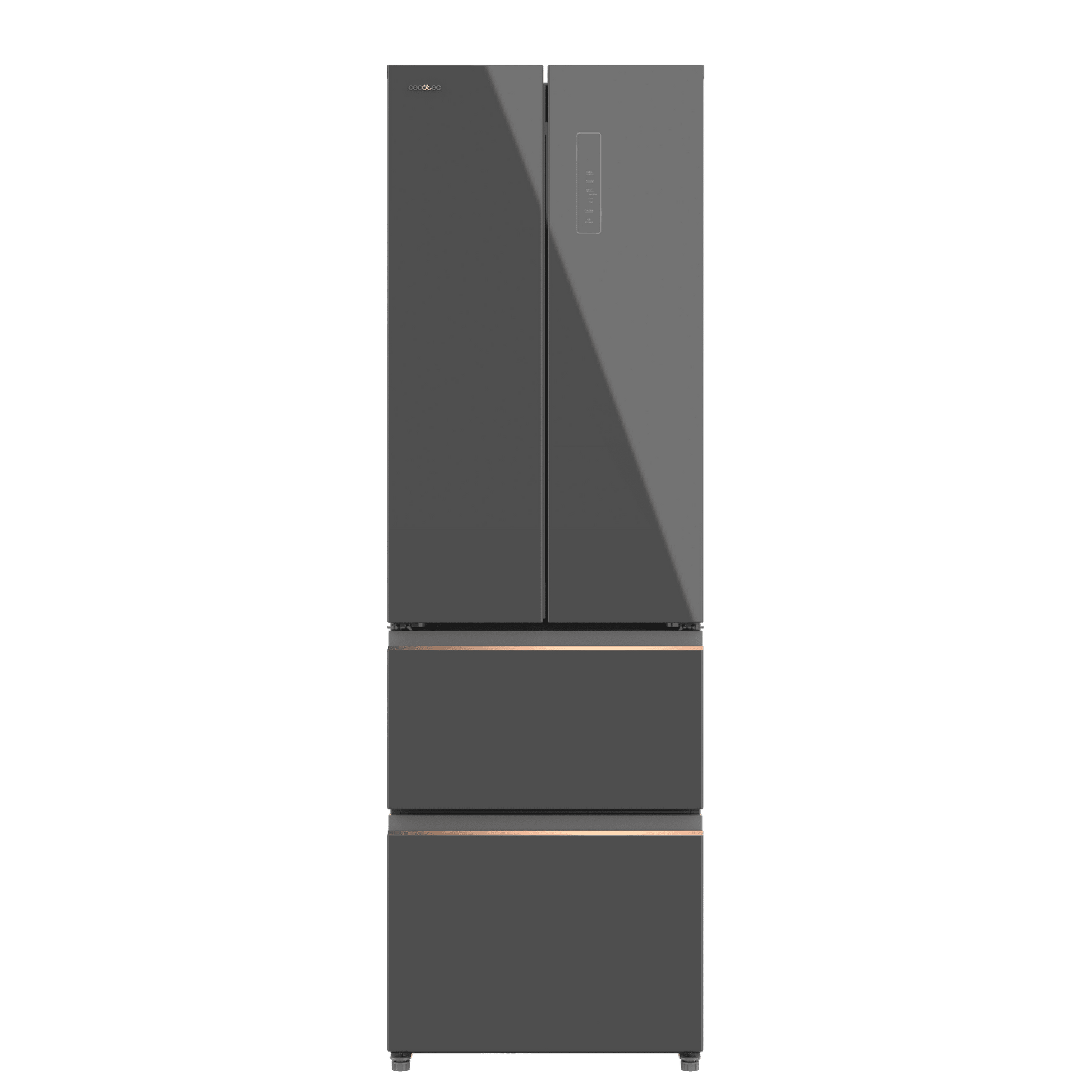 Cecotec Bolero CoolMarket F2D 400 Frigorífico Combi NoFrost Gris 400L