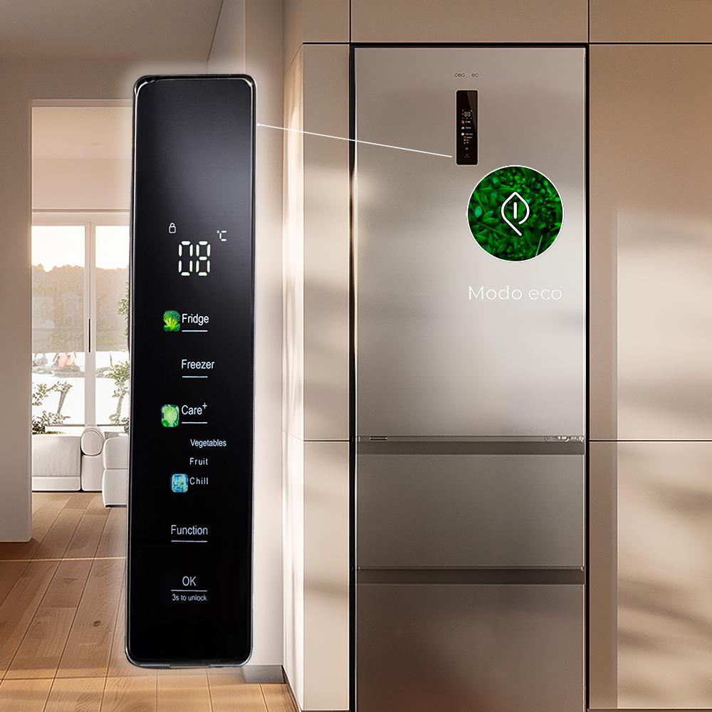 Cecotec Bolero CoolMarket Combi FD 400 Inox Frigorífico