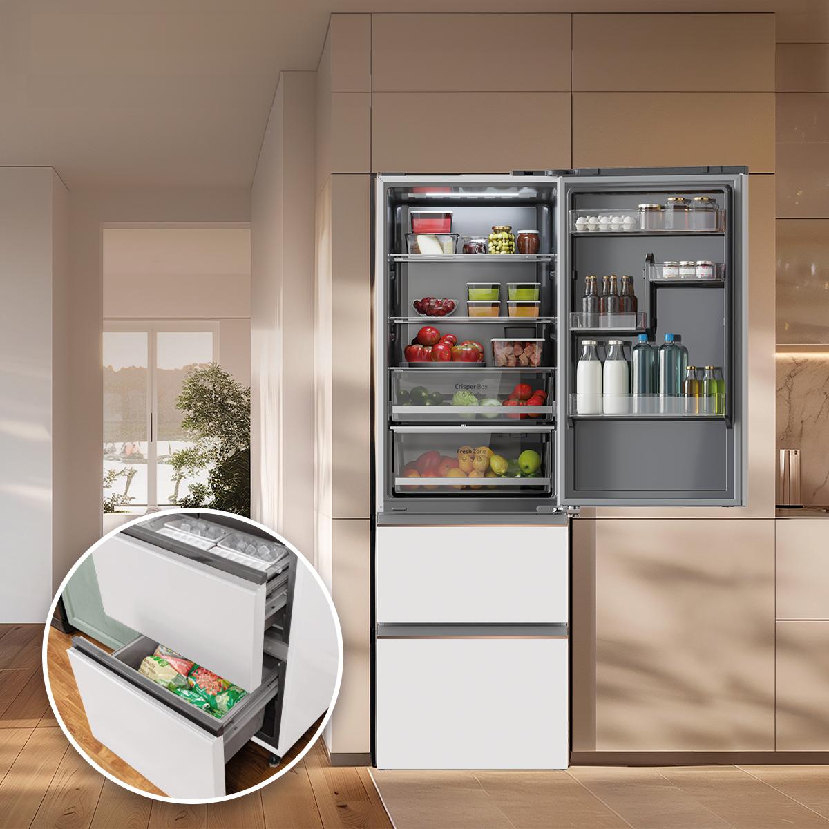 Bolero CoolMarket Combi FD 400 White Glass E