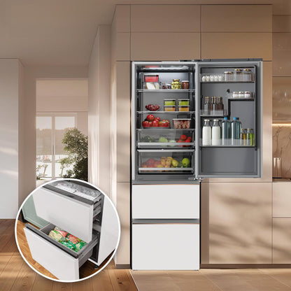 Bolero CoolMarket Combi FD 400 White Glass E