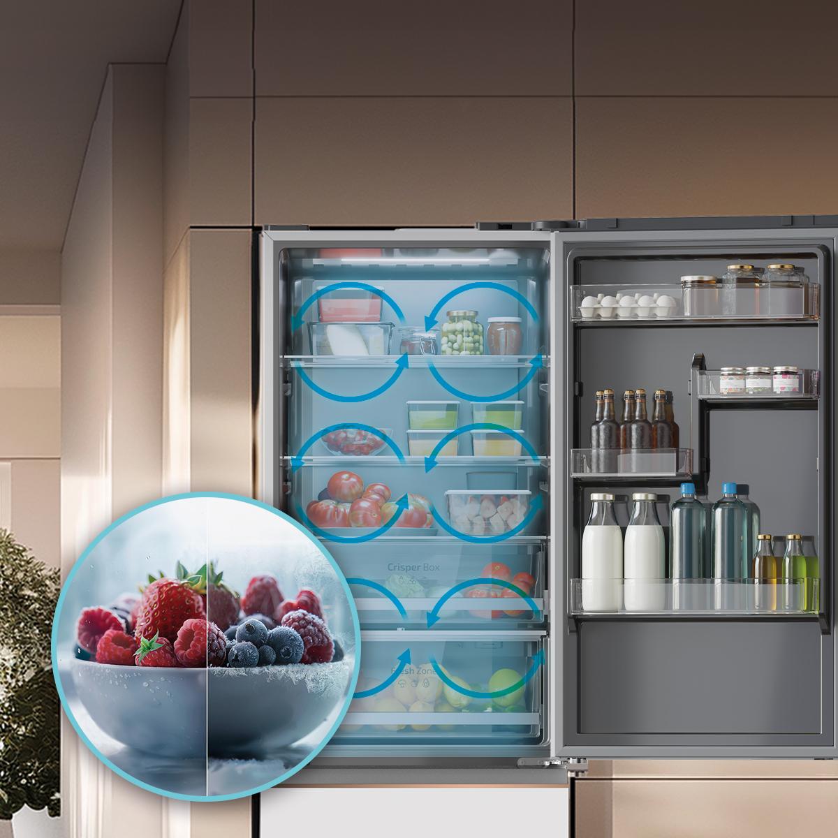 Bolero CoolMarket Combi FD 400 White Glass E