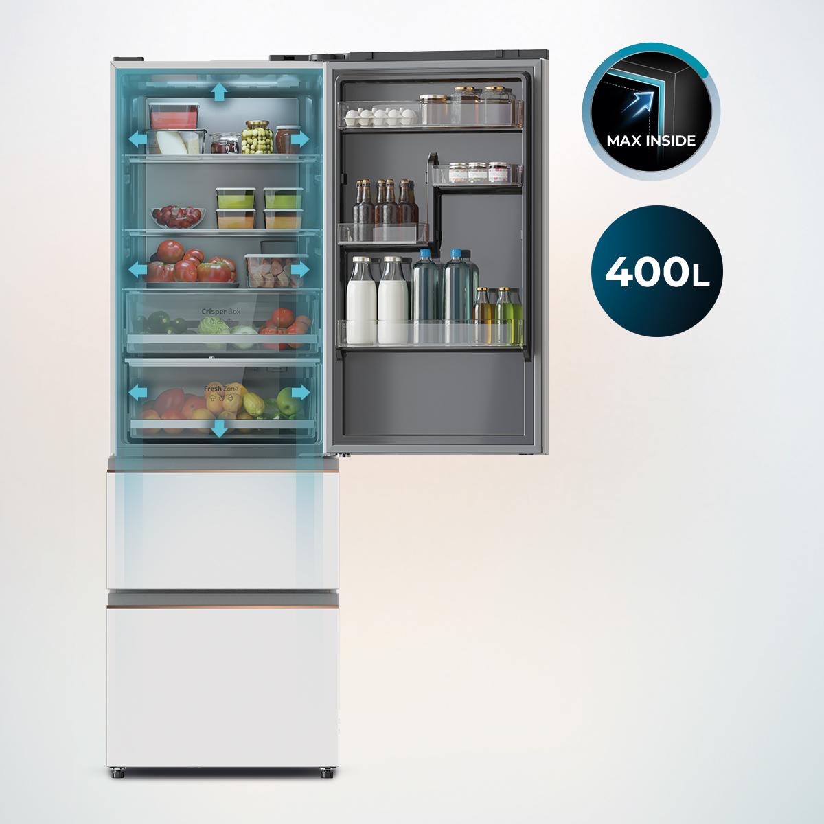 Bolero CoolMarket Combi FD 400 White Glass E