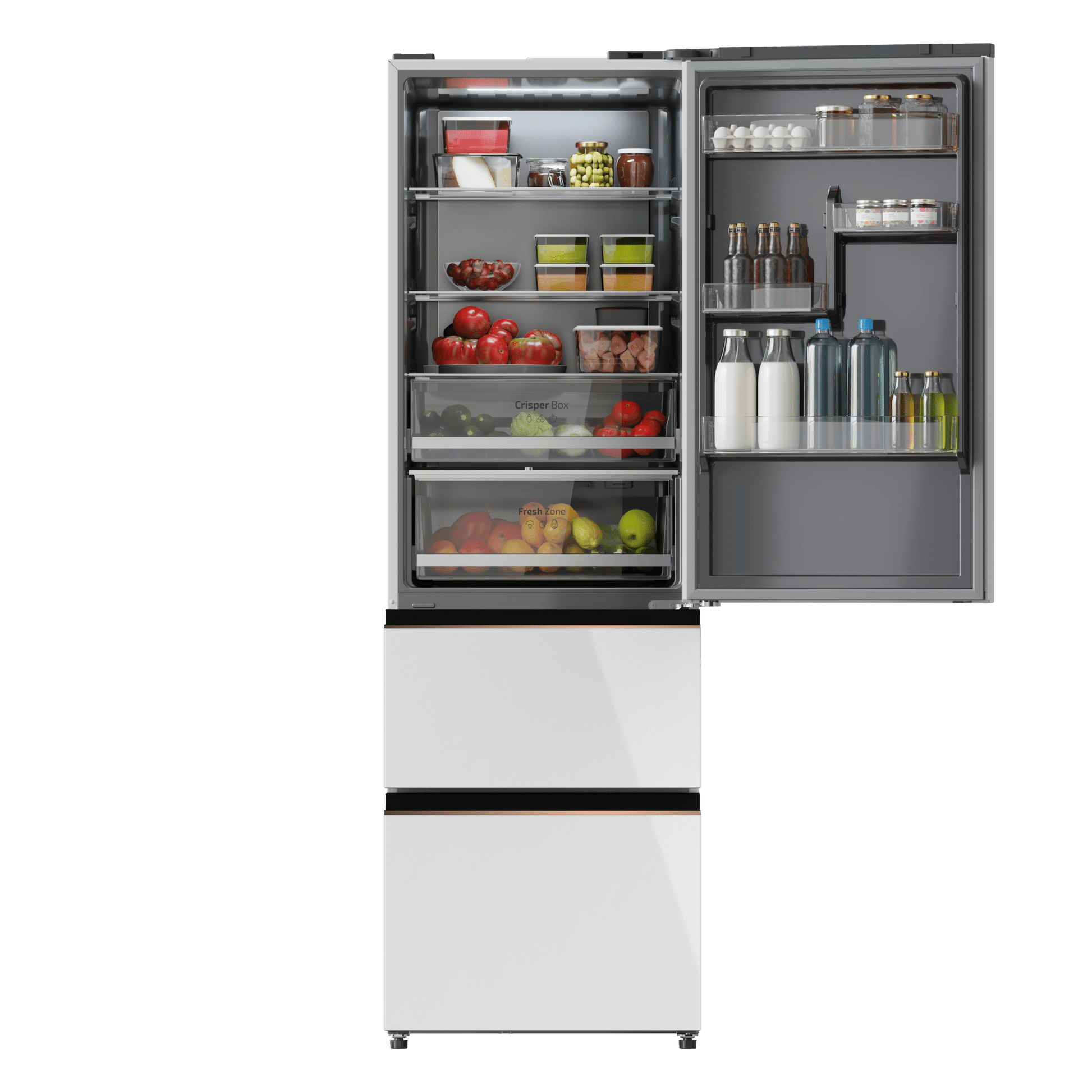 Bolero CoolMarket Combi FD 400 White Glass E