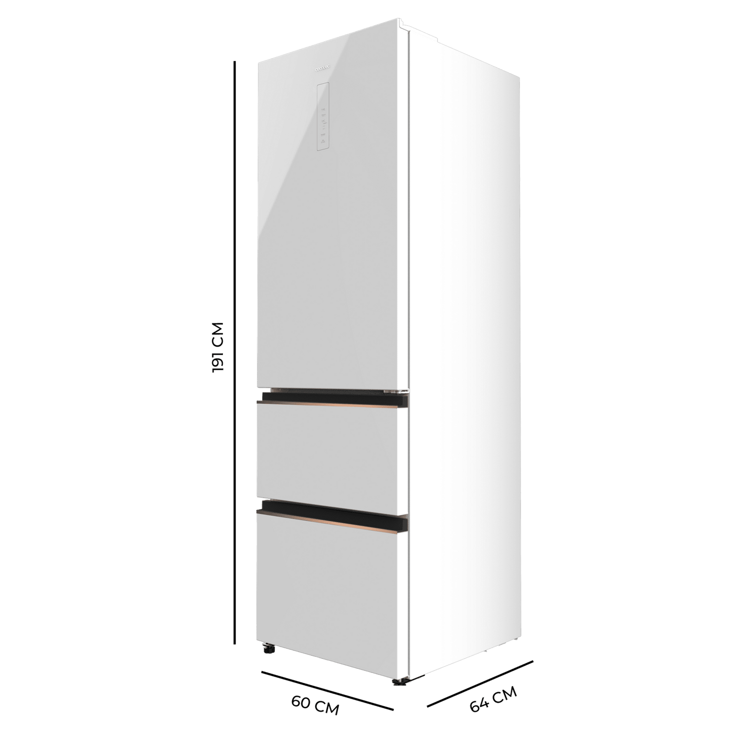 Bolero CoolMarket Combi FD 400 White Glass E