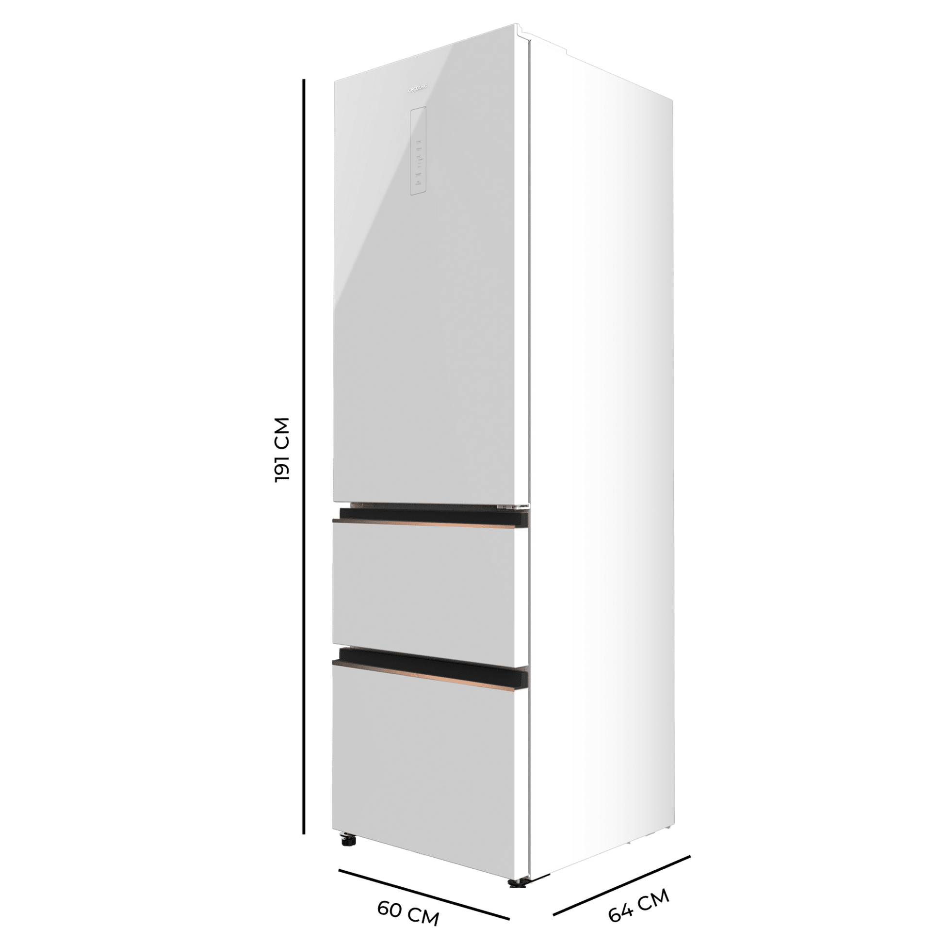 Bolero CoolMarket Combi FD 400 White Glass E