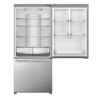 Cecotec Bolero CoolMarket Combi FD 499 Inox Frigorífico Americano