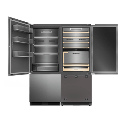 Cecotec Bolero CoolSilver 427L Frigorífico Combi Acabado Elite Grey