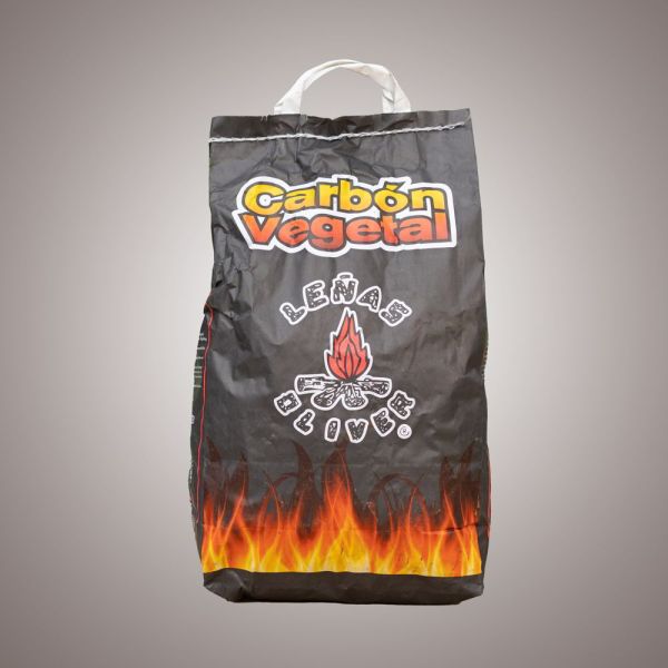 Carbón Vegetal de Encina 10 L para Parrilla y Barbacoa