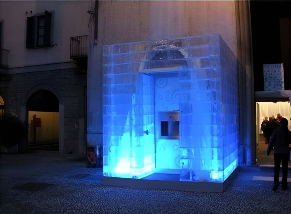 Casa dell’acqua 2,4×2,4 Meter Maßgeschneiderte Wasserbox für Flüssigkeitsverteilung