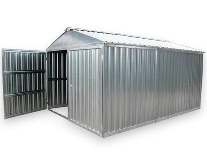 Zinc-Coated Sheet Metal Box 2.60 m Lightweight Functional Storage