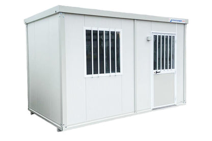 Open Space Modulbox 4 m Höhe 240 cm Thermoisoliert Elektrisch Verkabelt