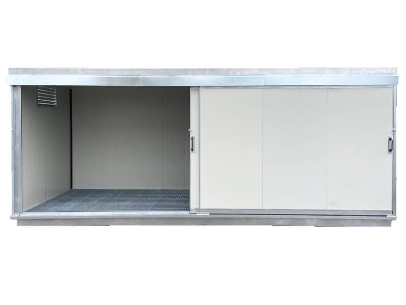 Box Prefabbricato Coibentato 700x230h240 con Vasca di Raccolta