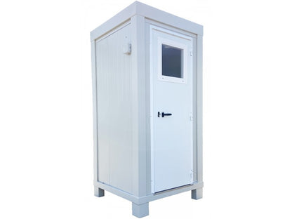 Standard Badkabine Box 1 m mit WC, Waschbecken und Aluminiumtür