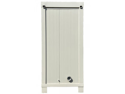 Standard Badkabine Box 1 m mit WC, Waschbecken und Aluminiumtür
