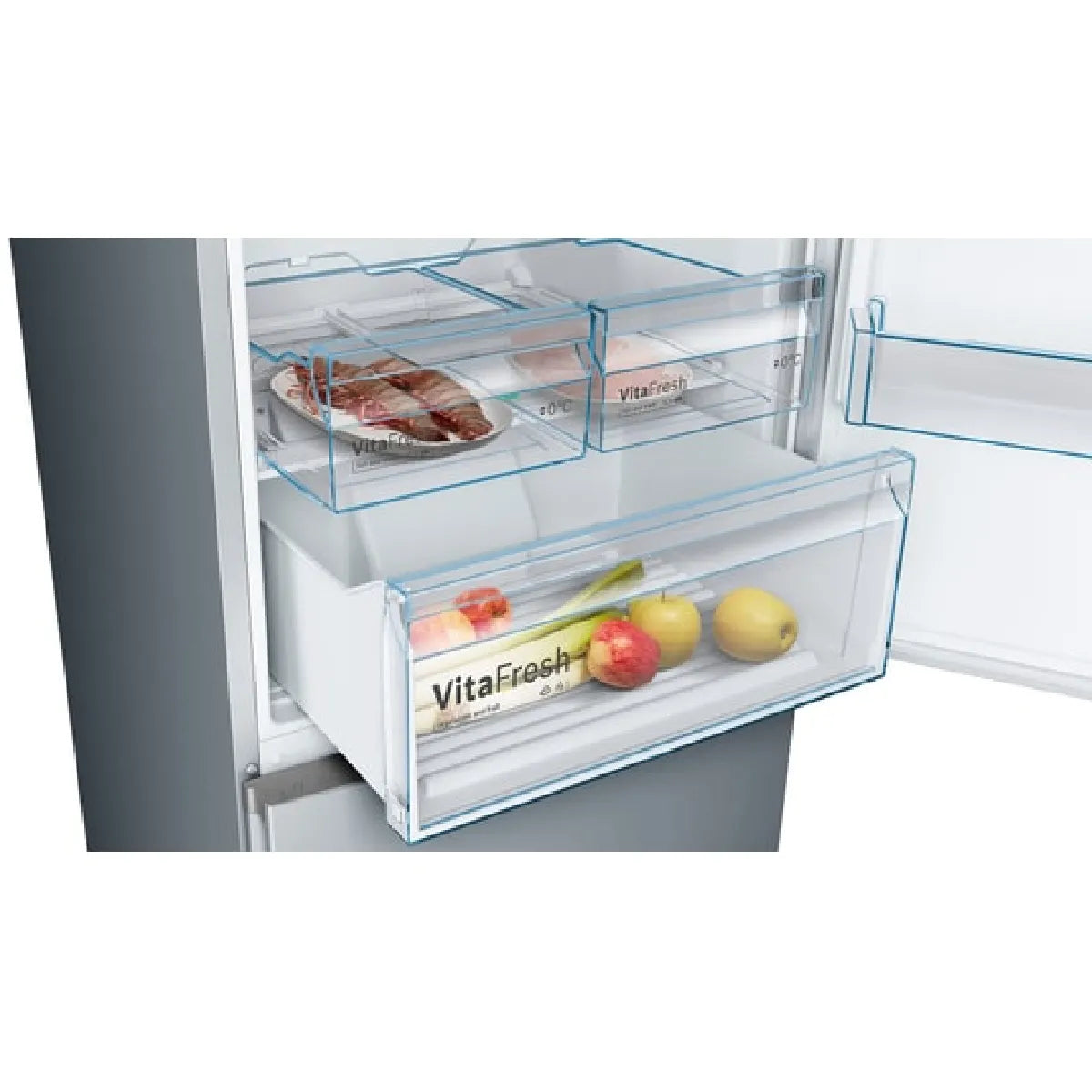 Bosch KGN49XLEA Refrigerador Inox No Frost con Zona VitaFresh 435L