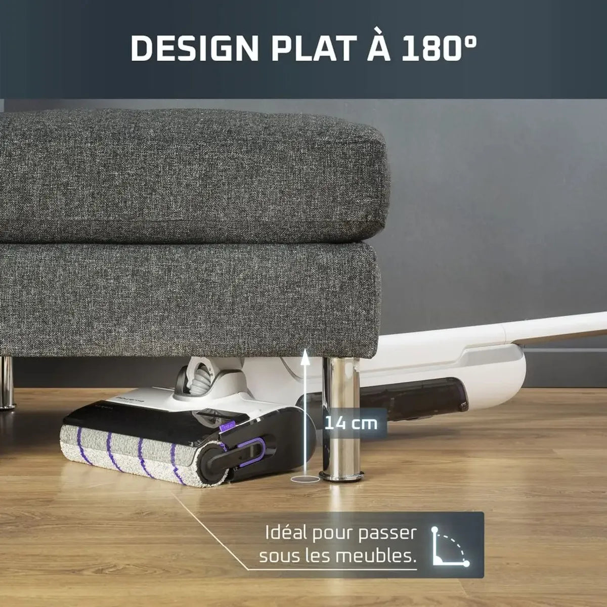 Rowenta X-Clean 10 Aspiradora de Barra Blanca