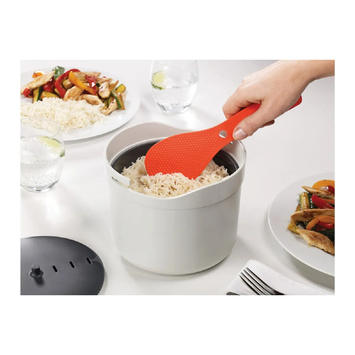 Joseph Joseph 45002 Cocina de Arroz Microondas 2 L Gris Claro