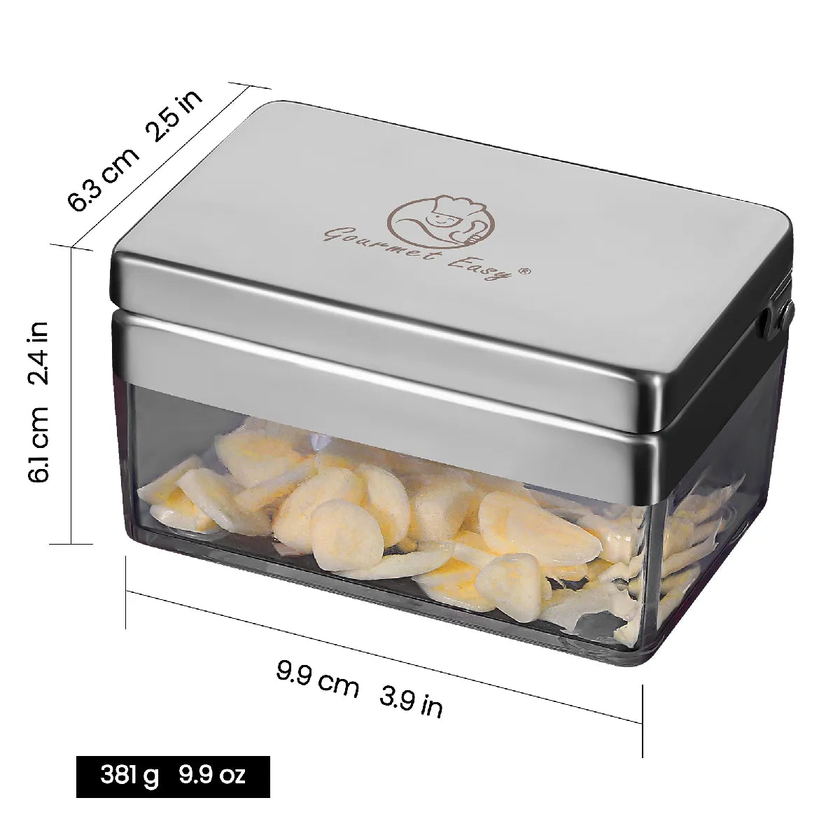 Presse-Ail Inox 2-en-1 Gourmet Easy Inox MKR00013375904