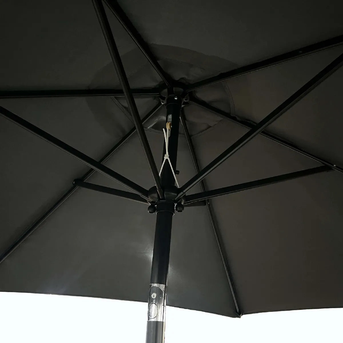 Akord Parasol de Jardín Desplazado Gris 270 cm
