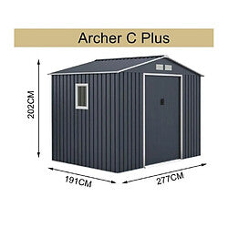 Archer Venus Cobertizo de Jardín Metálico 5,29 m²