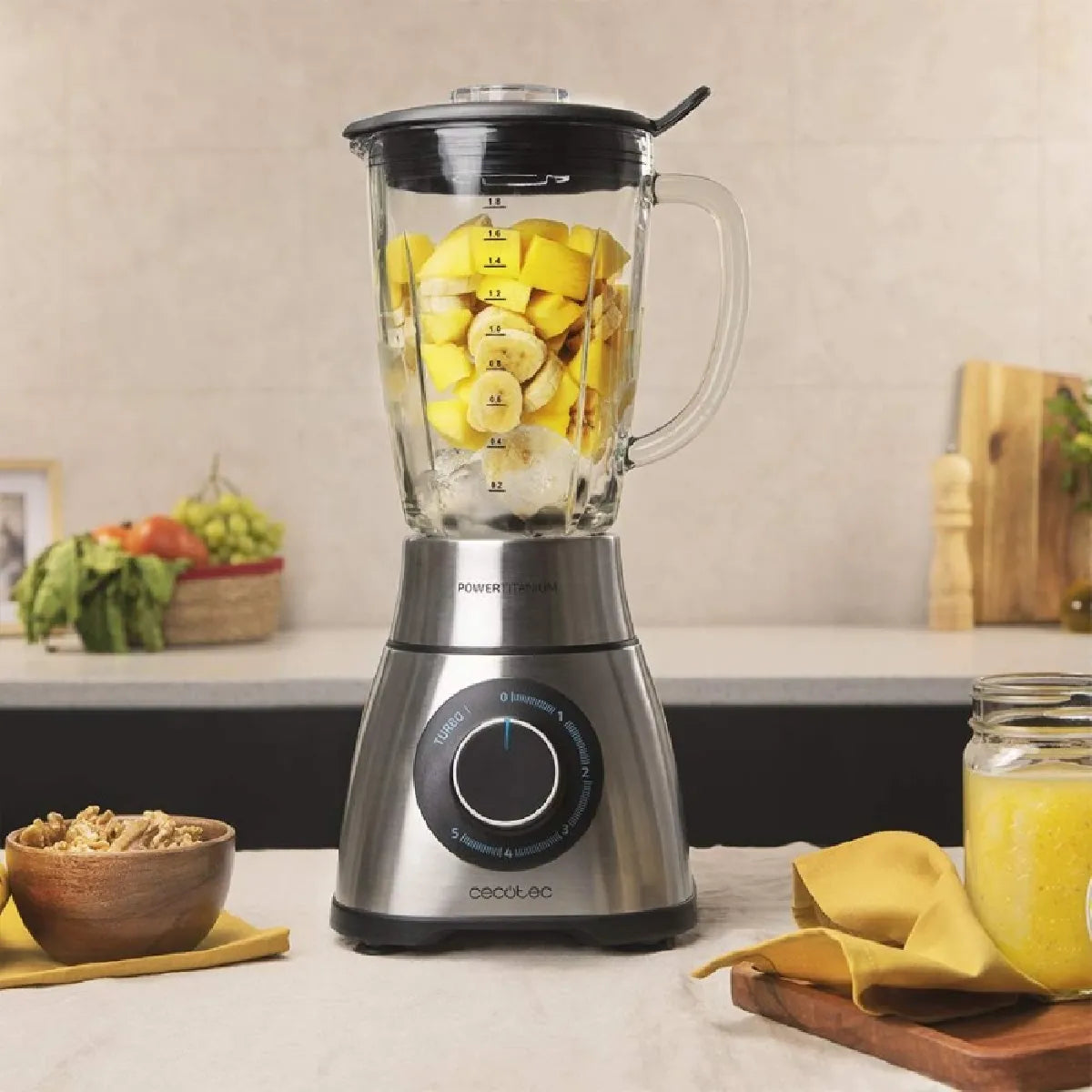 Cecotec Power Black Titanium 2000MAX PerfectMix Blender 1300W