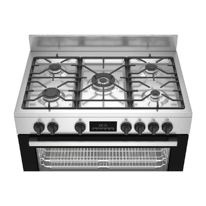 Beko BGM11225EX Cuisinera de Gas 90 cm con Horno 108 L